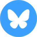 bluesky-blue-round-circle-logo