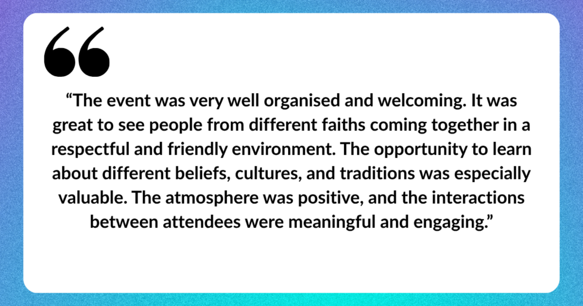 Inter Faith Showcase quote 1
