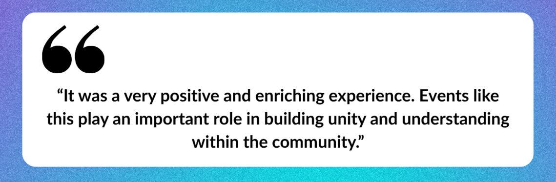 Inter Faith Showcase quote 2