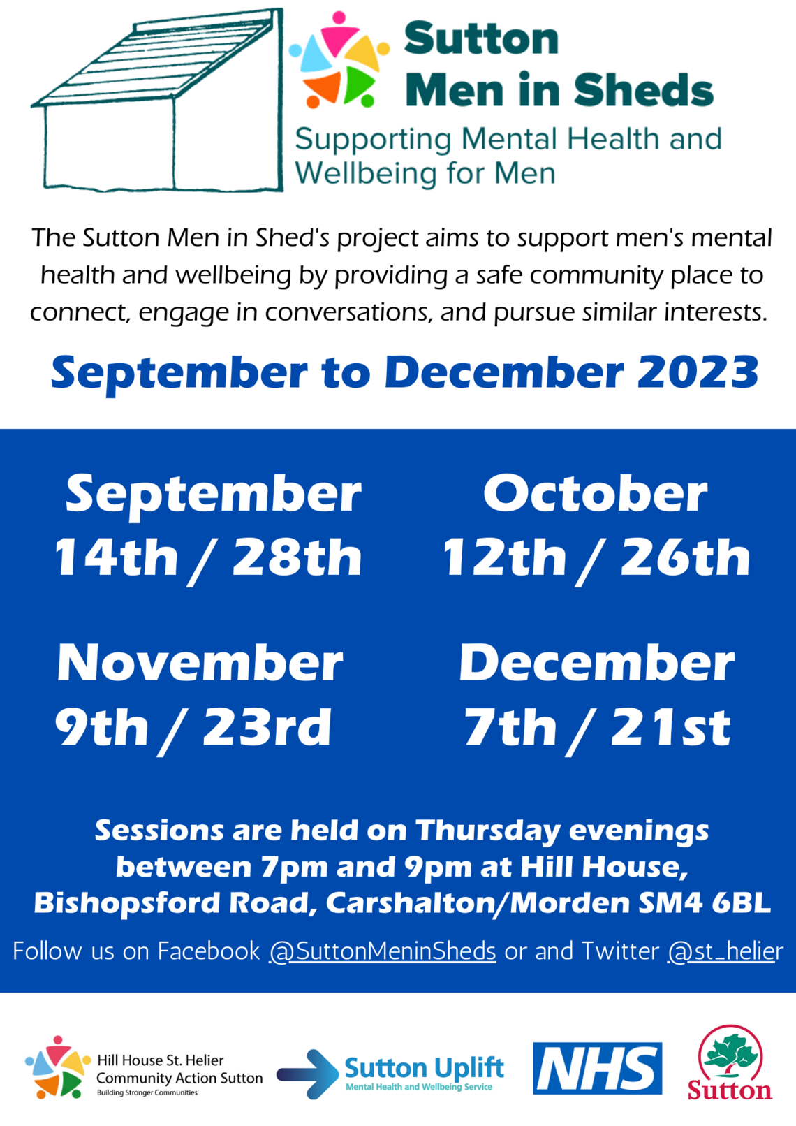 Men in Sheds Sept to Dec 23